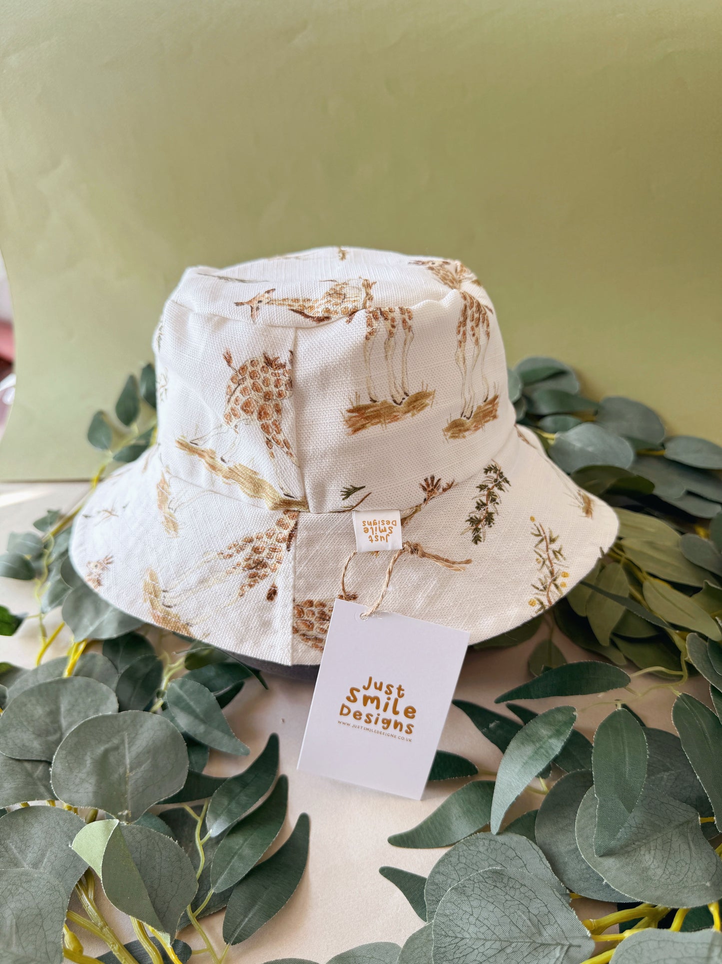 Giraffe Pattern Bucket Hat