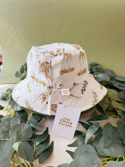 Giraffe Pattern Bucket Hat