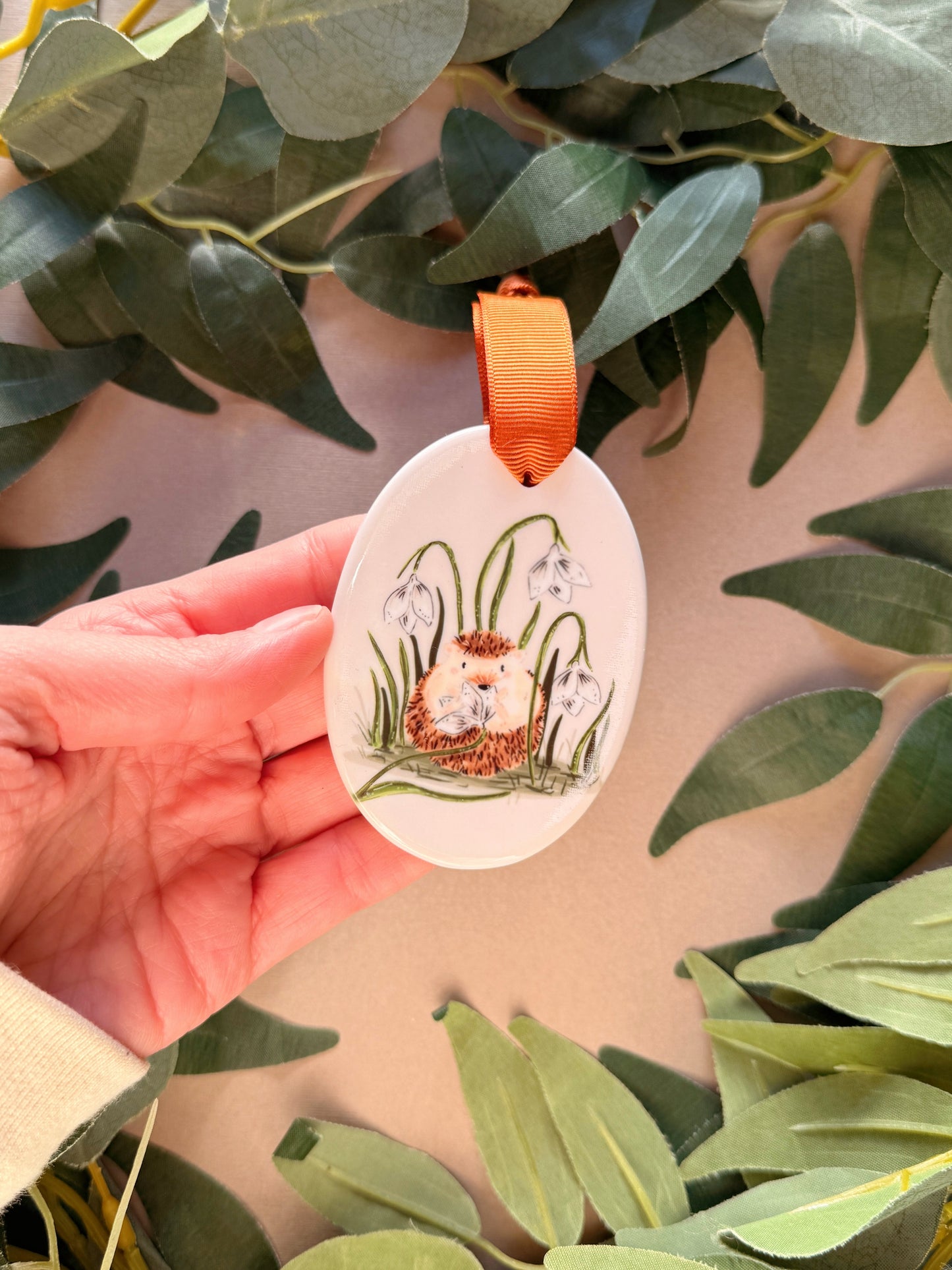 Snowdrop Hedgehog Easter Dec