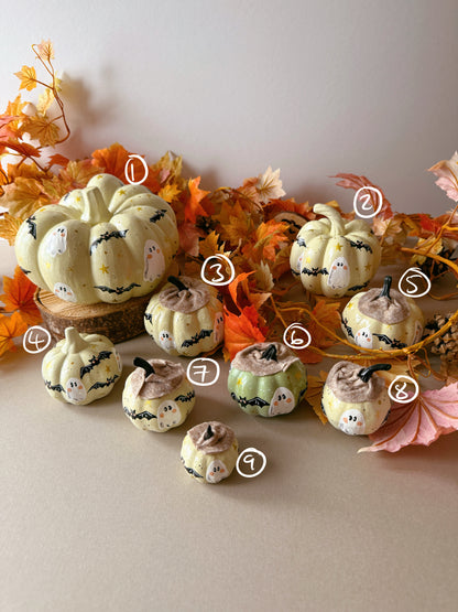 Ghost Bats Pumpkins