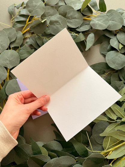 Spring Deer Birthday Card