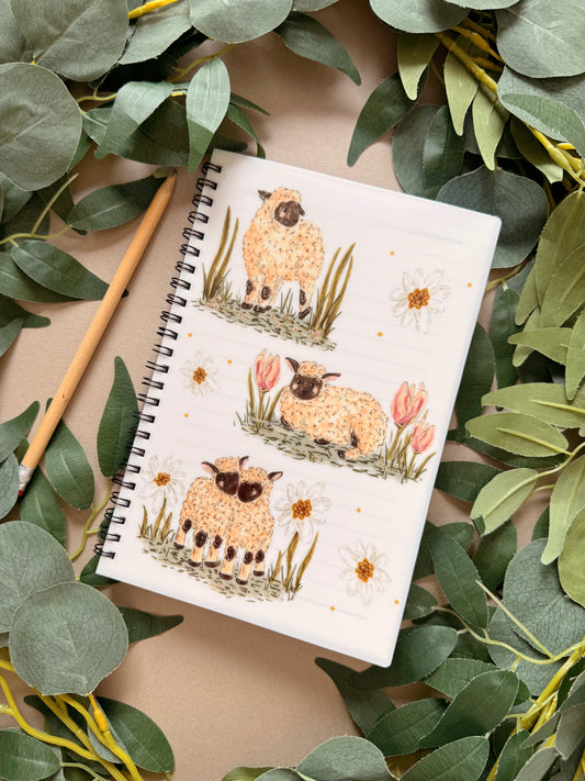 Lamb Spiral Notebook - A5