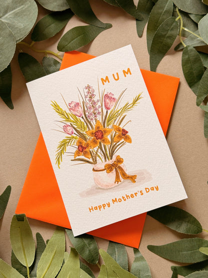 Daffodil Mum Card