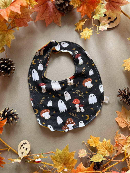 Mushroom Ghost Bib