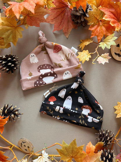 Mushroom Ghost Baby Hat