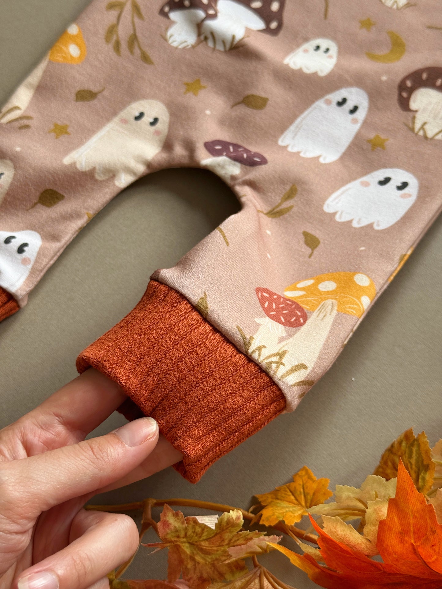 Mushroom Ghost Romper