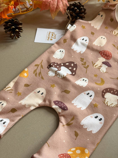 Mushroom Ghost Romper