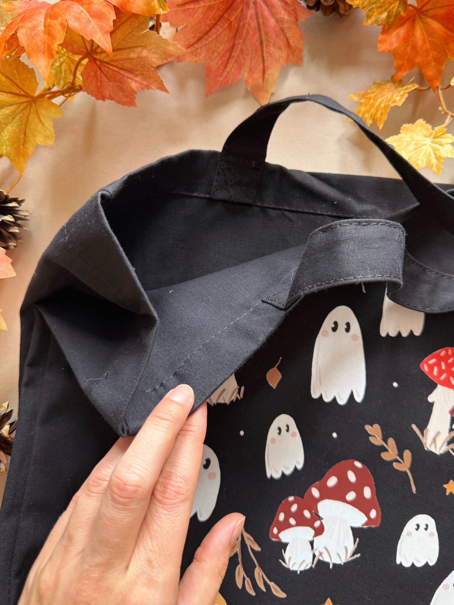 Mushroom Ghosts Giant Tote Bag