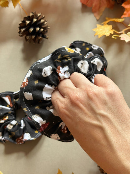 Mushroom Ghost Scrunchy