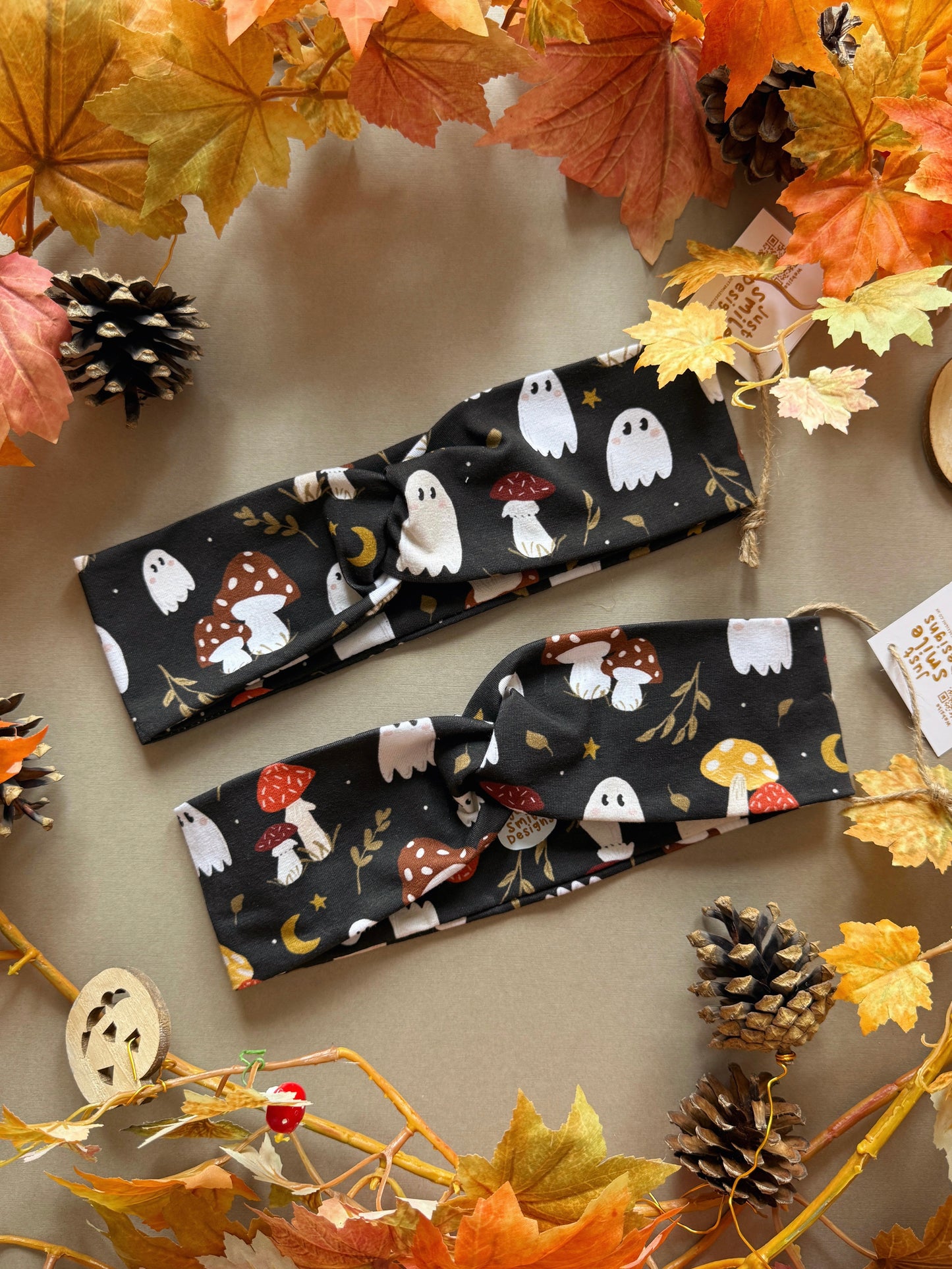 Mushroom Ghost Headband
