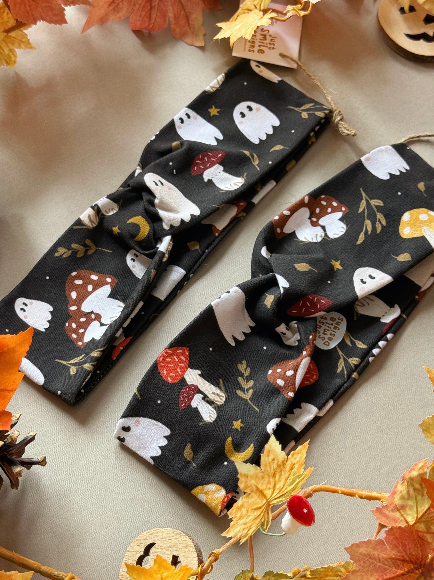 Mushroom Ghost Headband