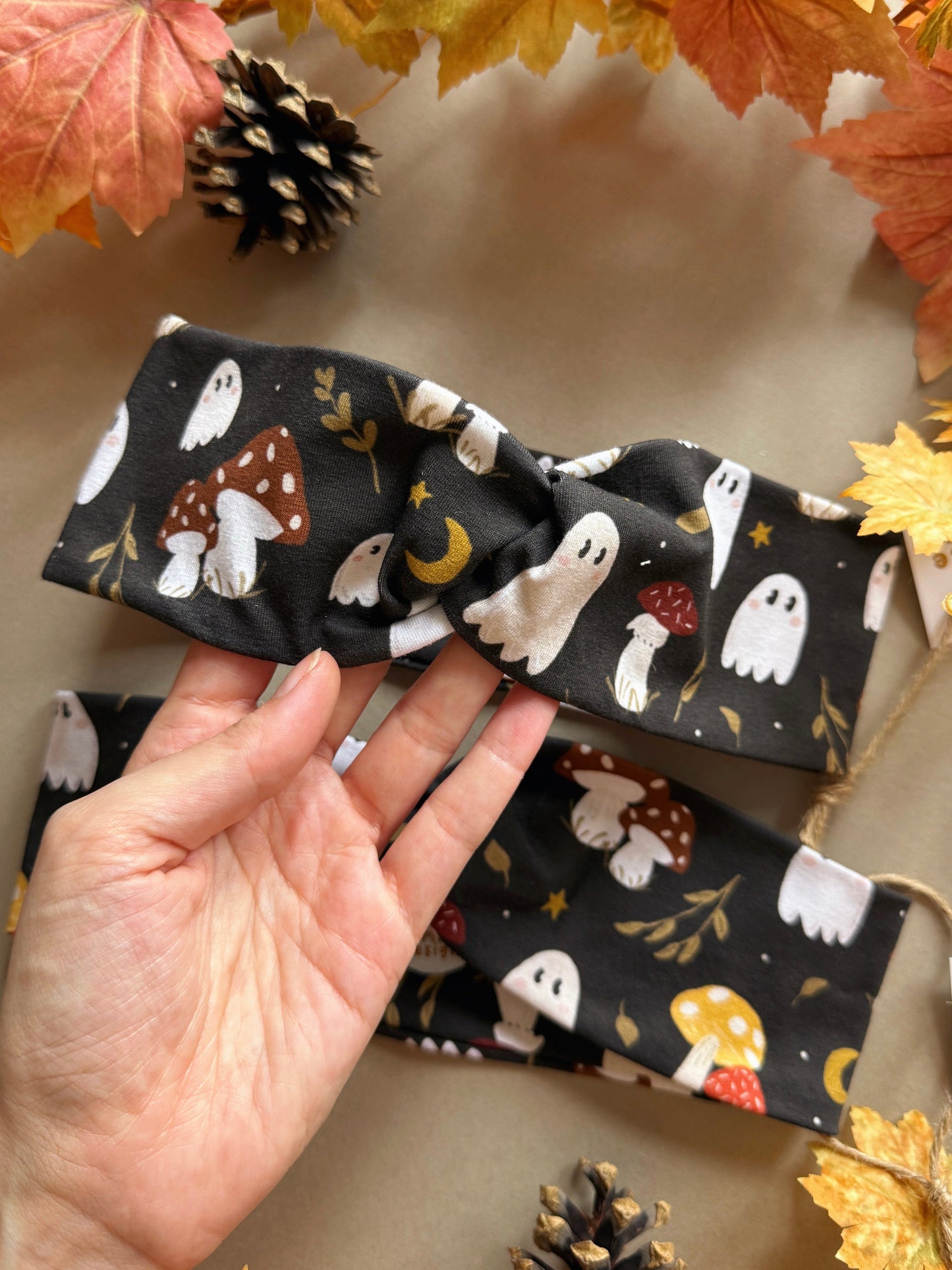 Mushroom Ghost Headband