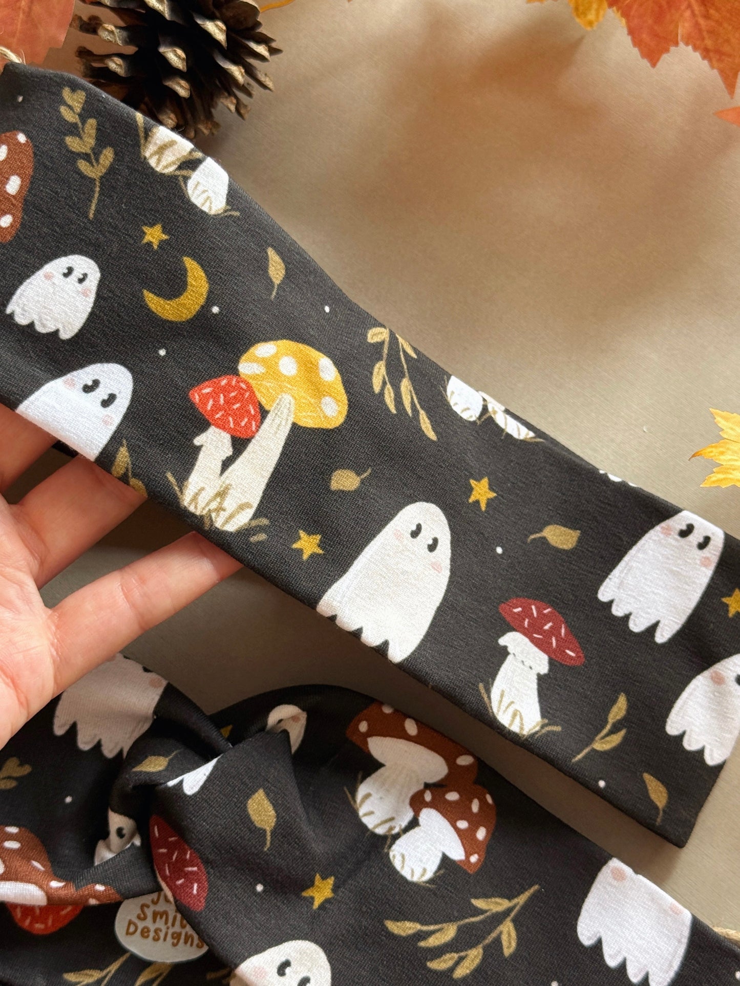 Mushroom Ghost Headband