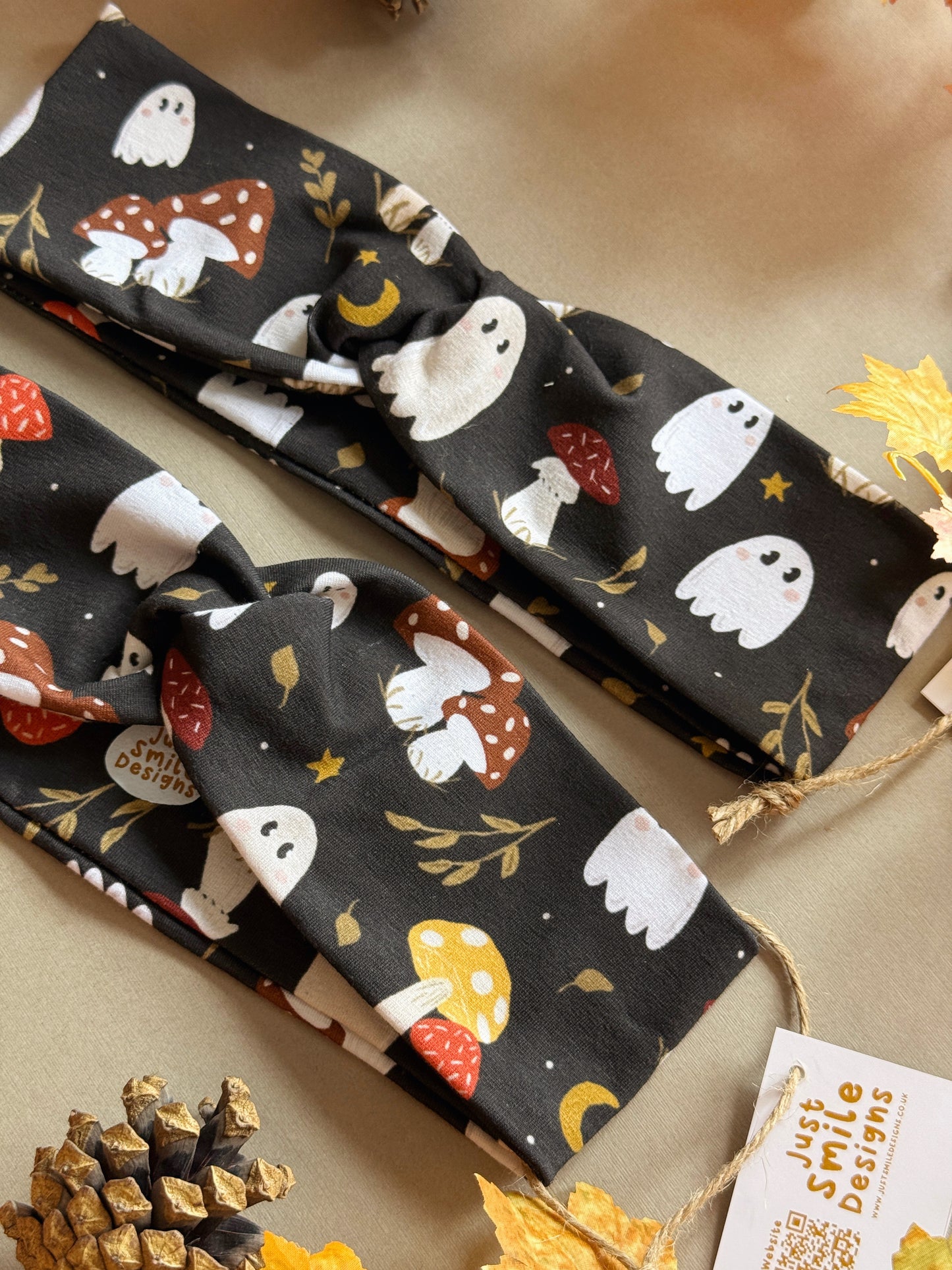Mushroom Ghost Headband