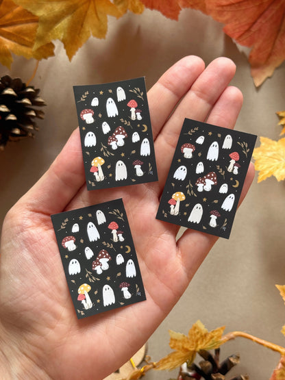 Mushroom Ghost Sticker