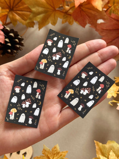 Mushroom Ghost Sticker