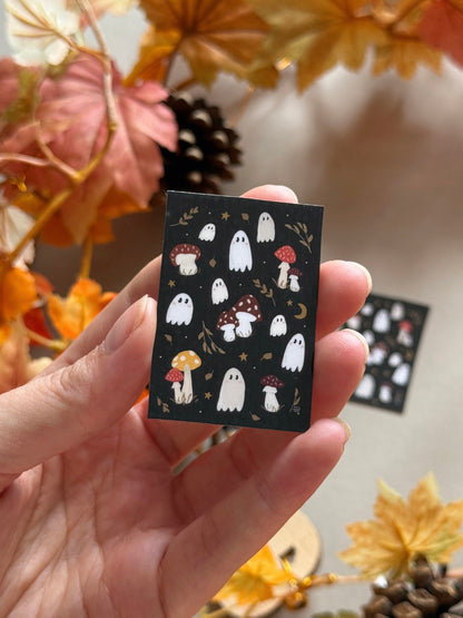 Mushroom Ghost Sticker - Waterproof