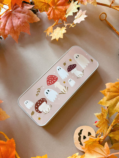 Mushroom ghost Pencil Case - Tan
