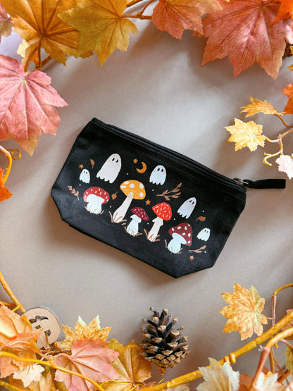 Mushroom ghost Zip Case