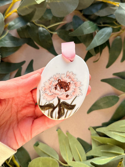 Bear Peony Easter Dec
