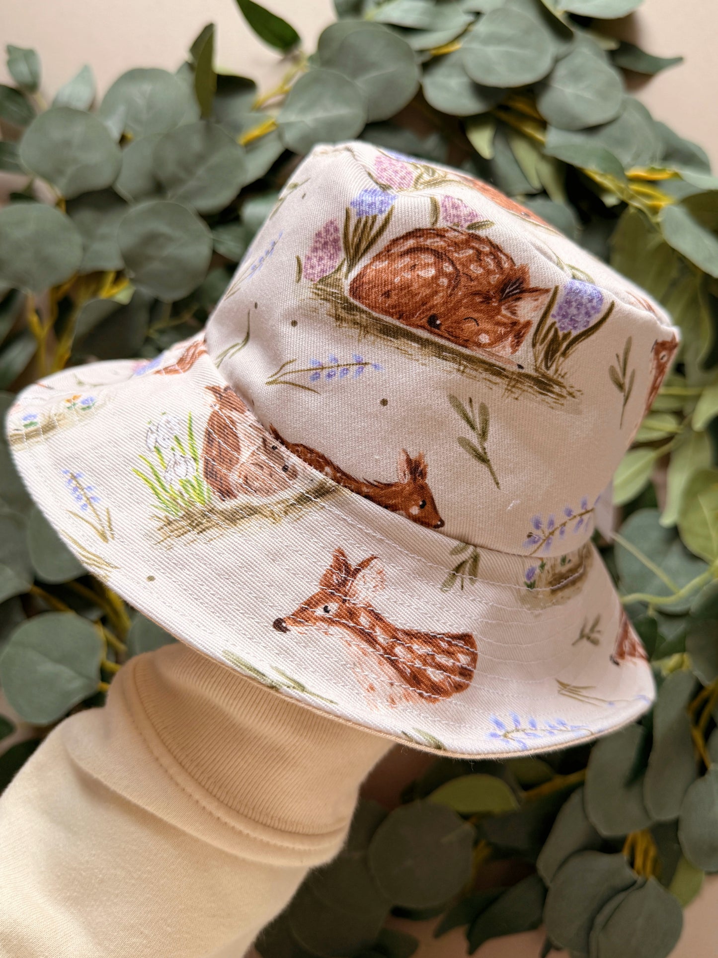 Spring Deer Bucket Hat - Adult & Child Sizing