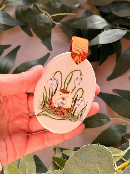Snowdrop Hedgehog Easter Dec