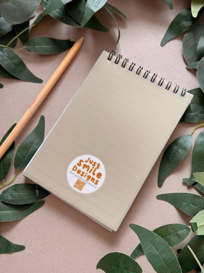 Lamb Spiral Notebook - A6
