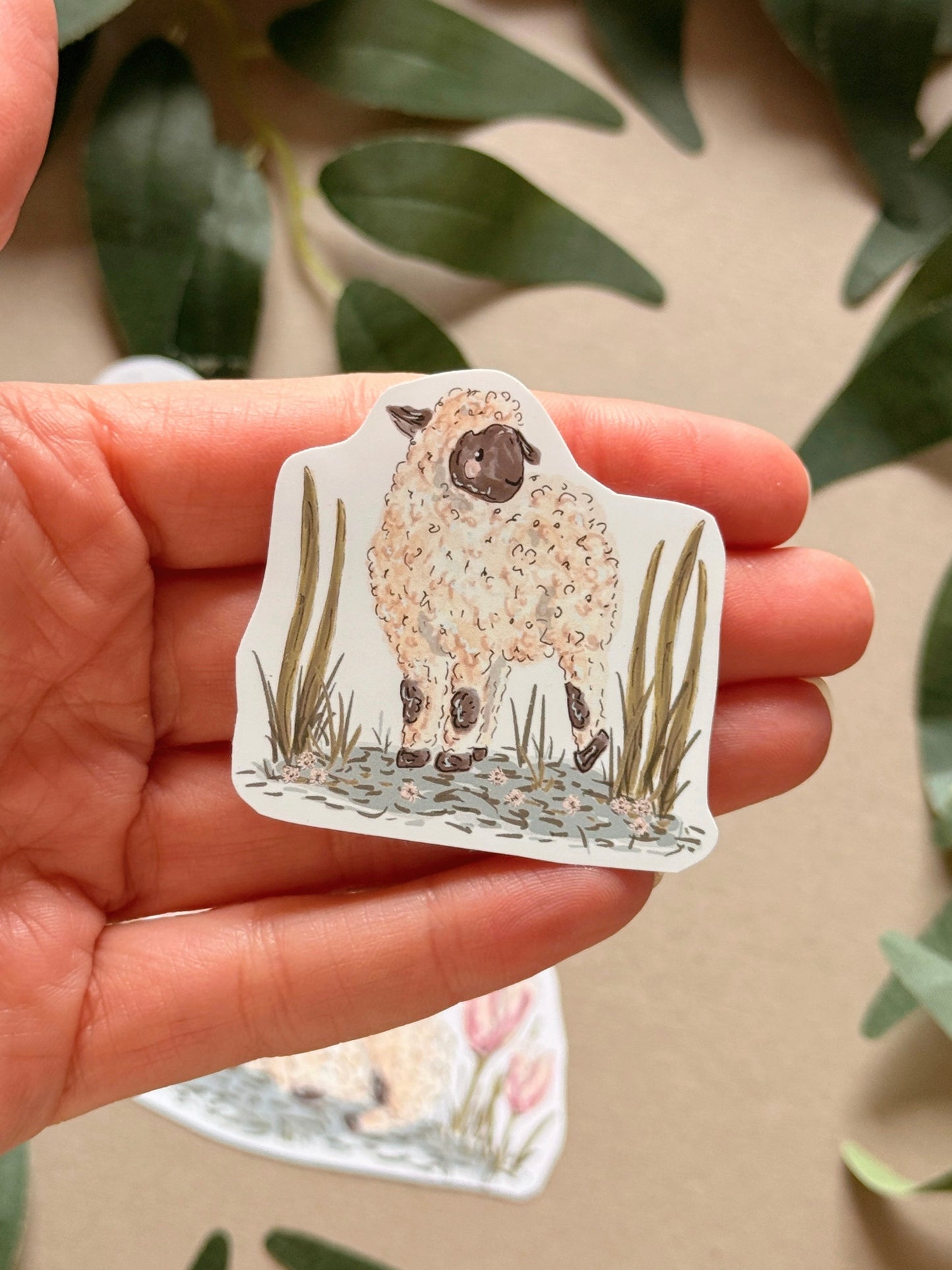 Lamb Sticker