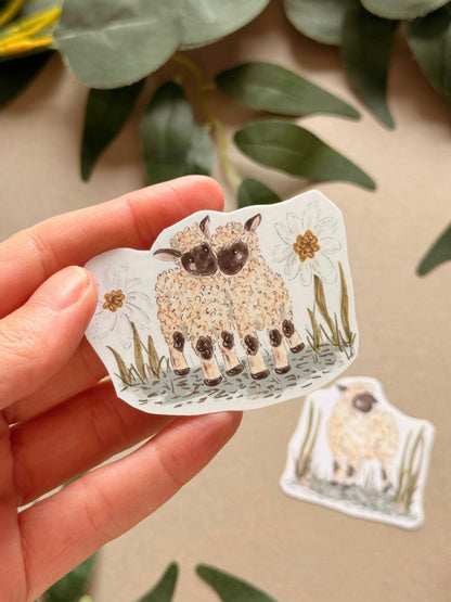 Lamb Sticker - Waterproof
