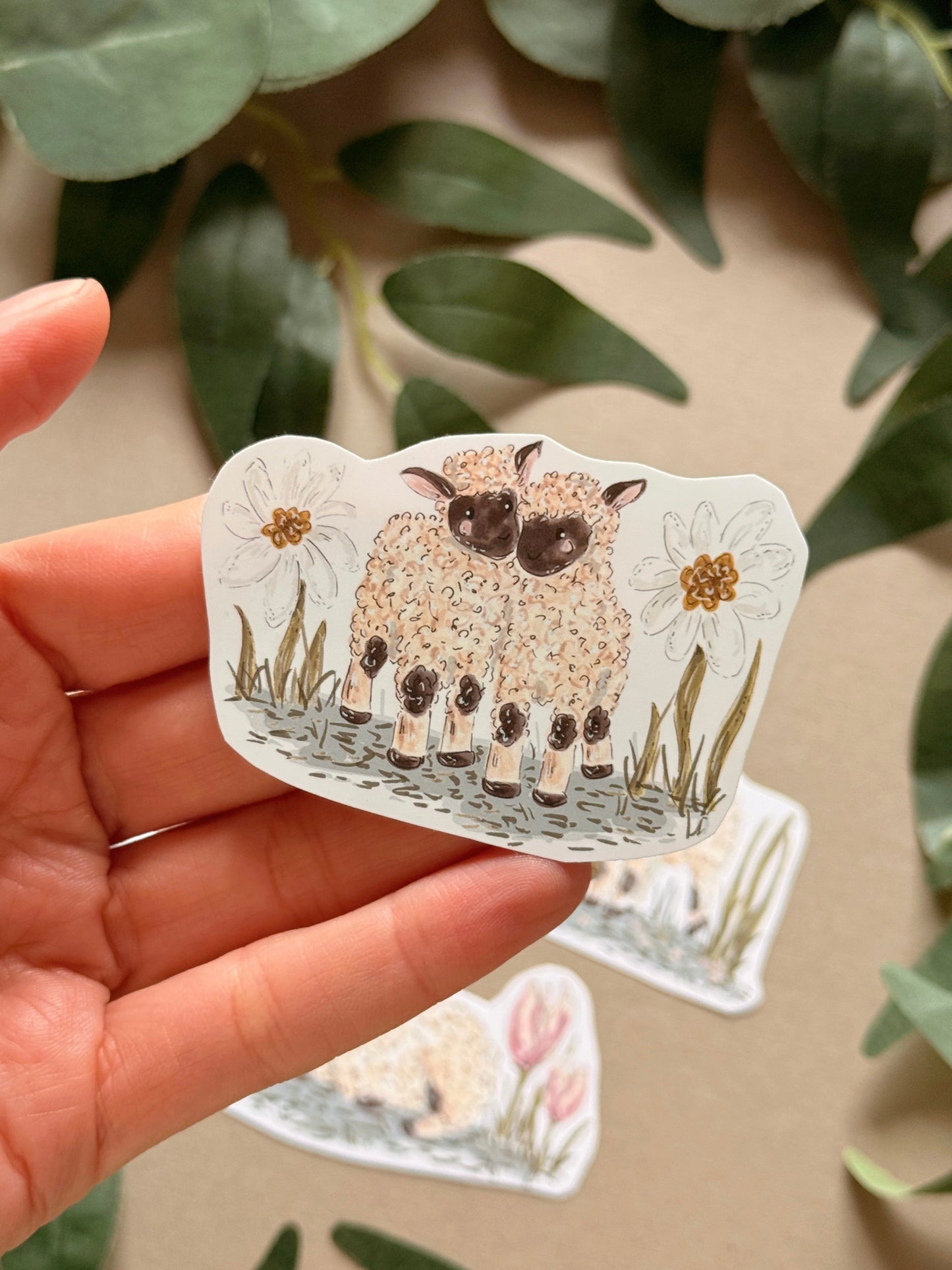 Lamb Sticker