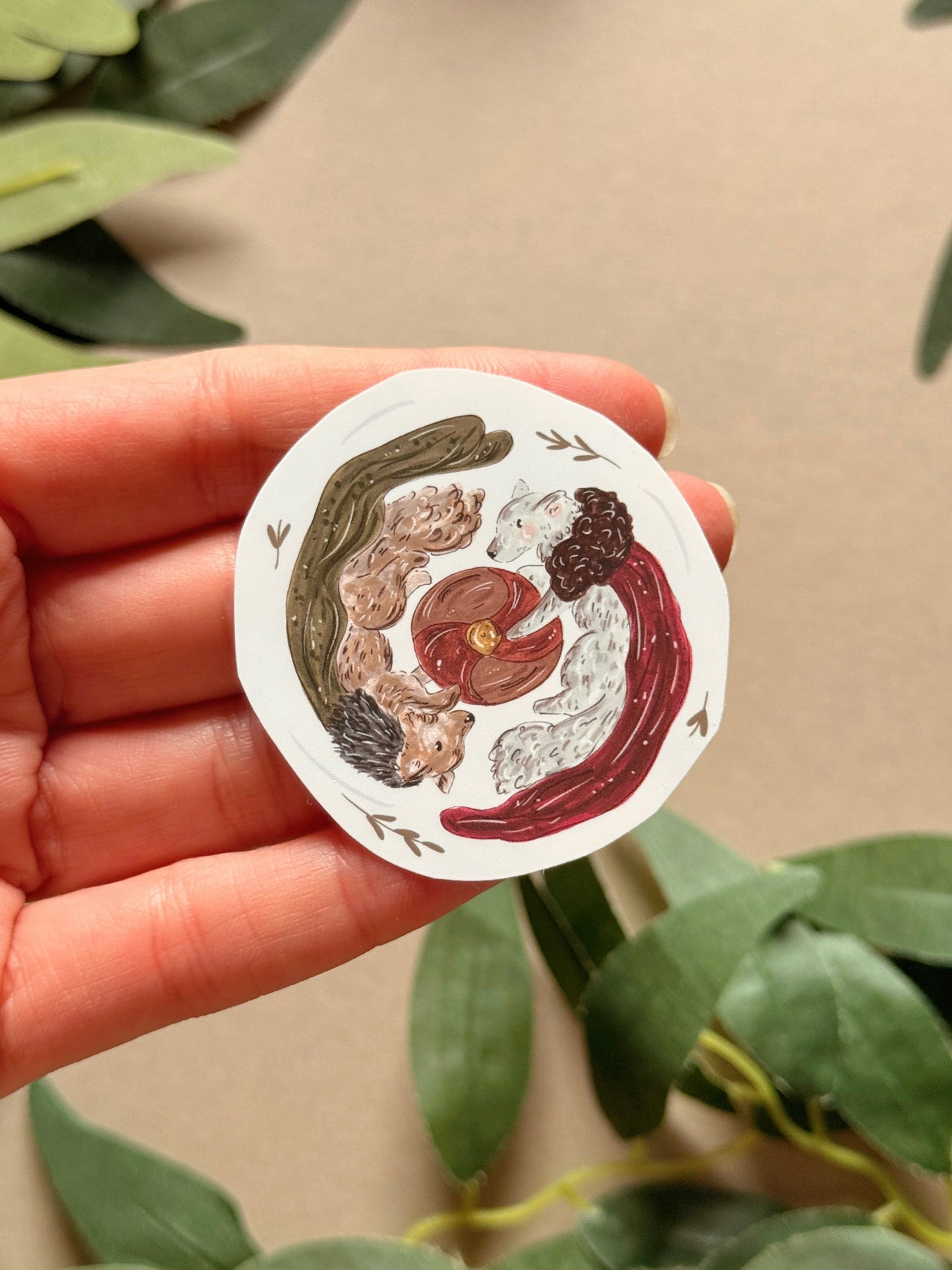 Warrior Wolves Sticker
