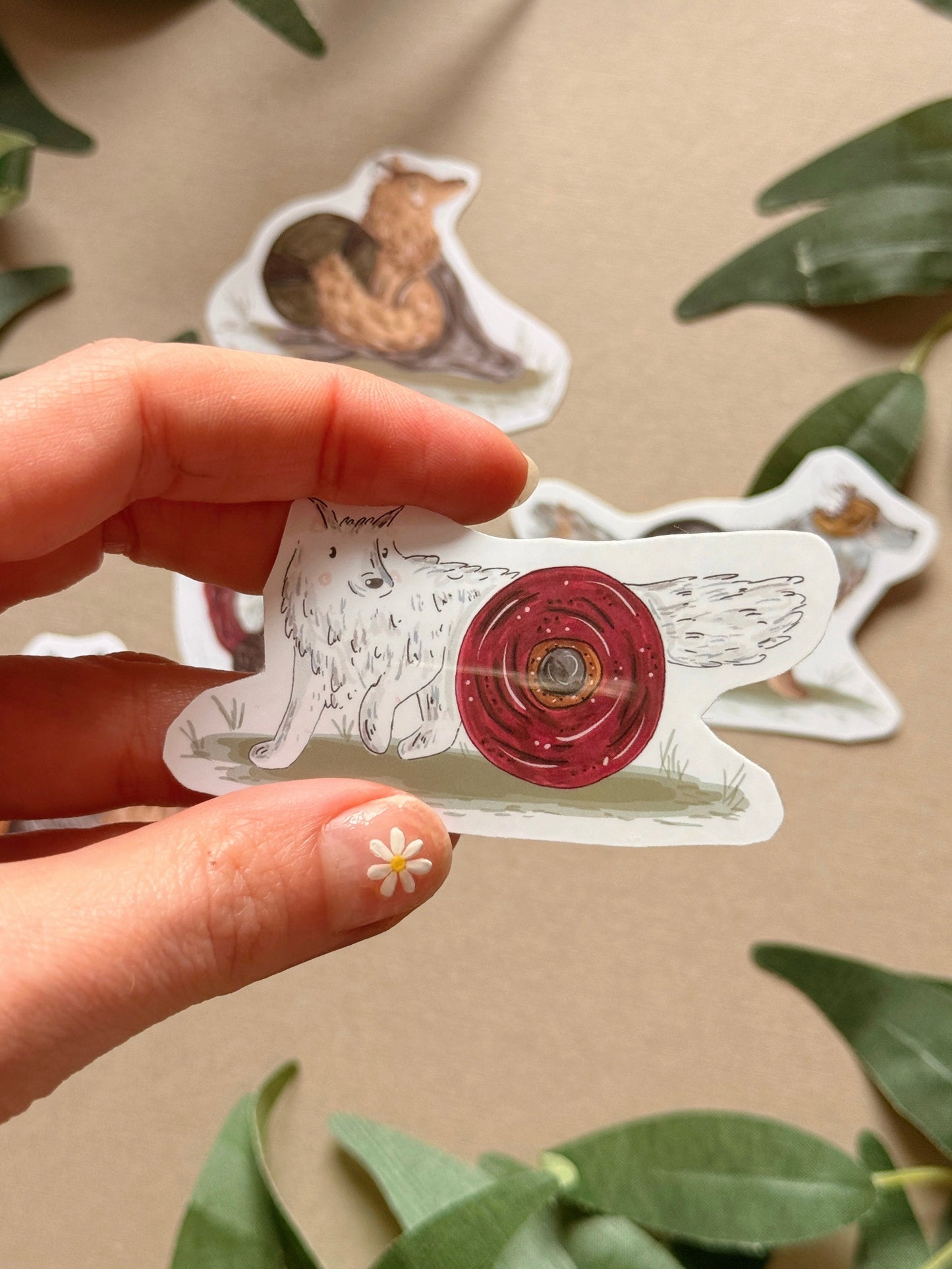 Warrior Wolves Sticker - Waterproof