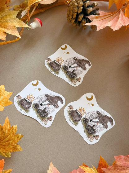 Witch Badger Sticker
