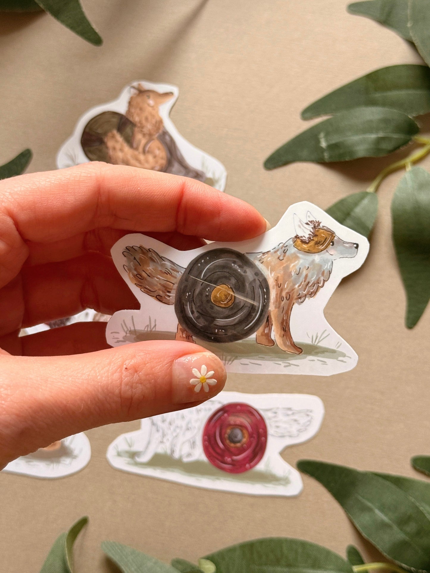 Warrior Wolves Sticker - Waterproof
