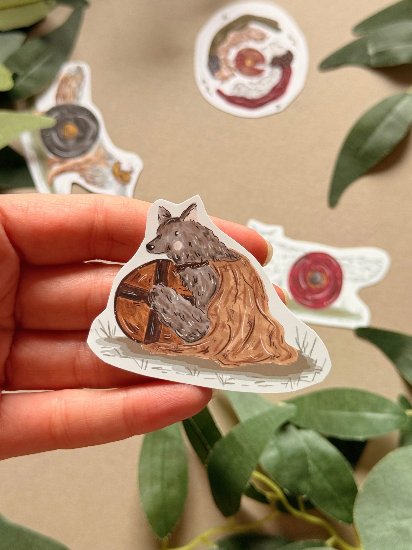 Warrior Wolves Sticker