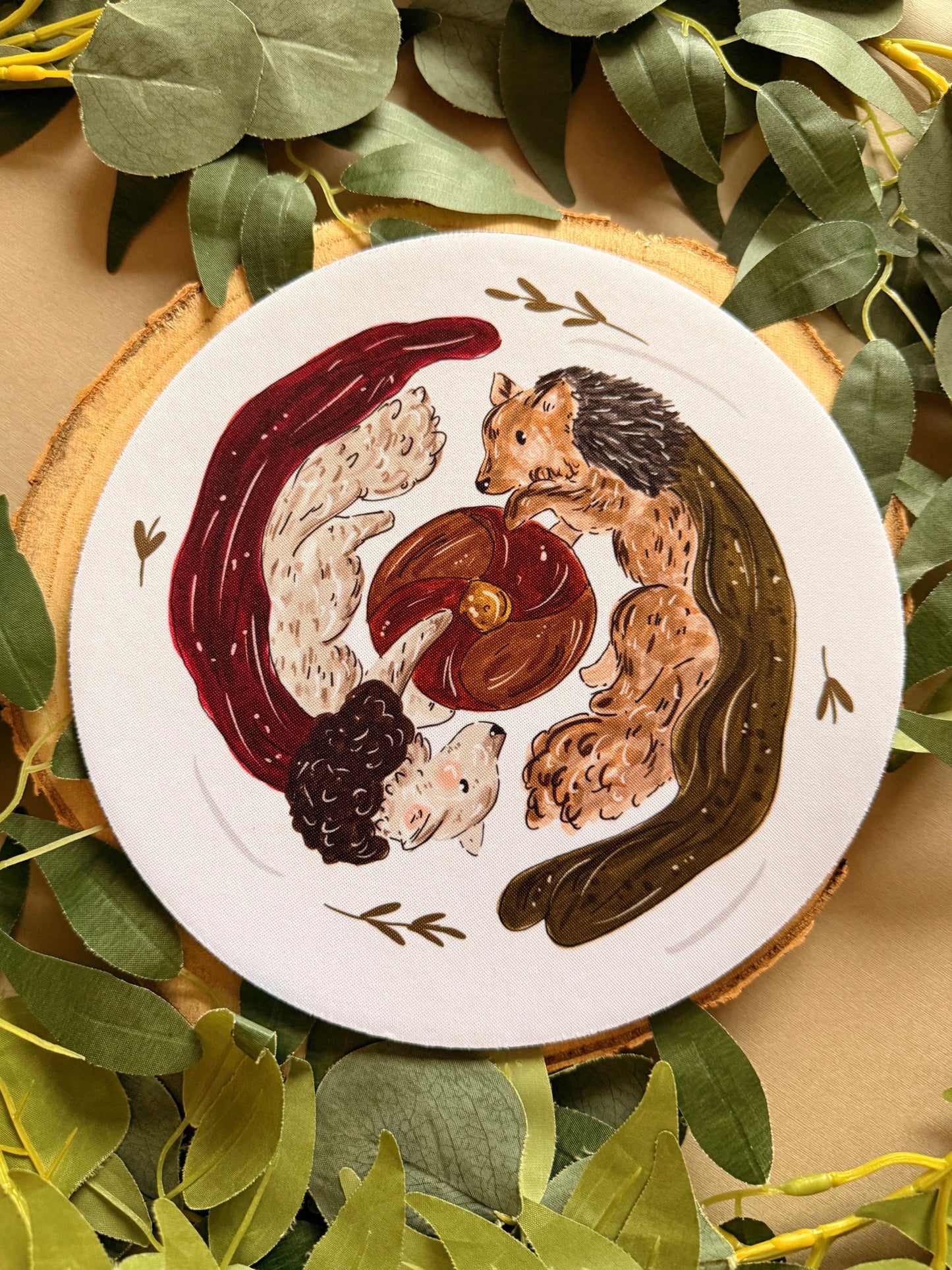 Wolf Mousemat