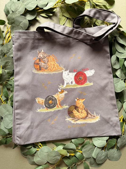 Warrior Wolves Giant Tote Bag