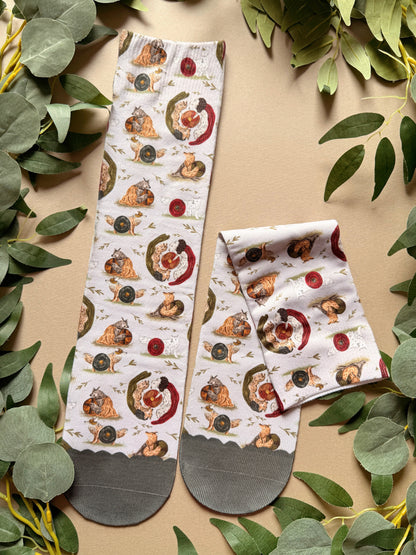 Warrior Wolves Sock