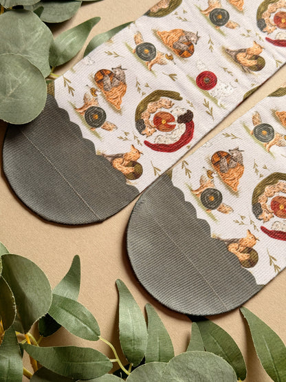 Warrior Wolves Sock