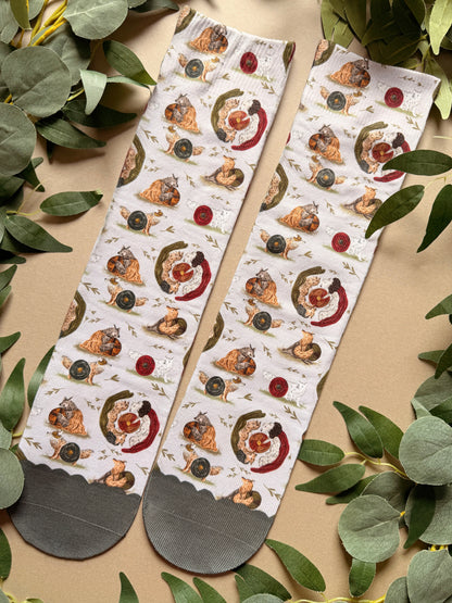 Warrior Wolves Sock