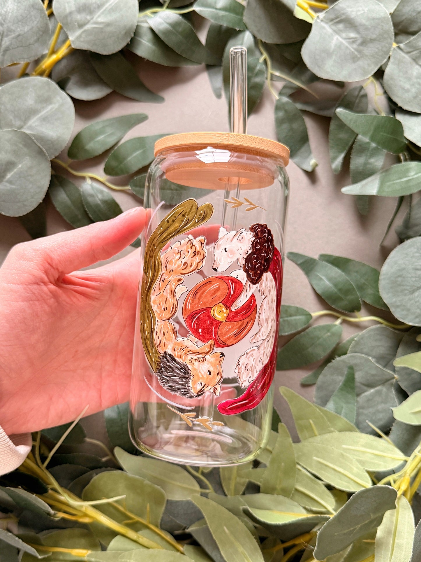 Wolves Glass Tumbler