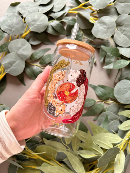 Wolves Glass Tumbler