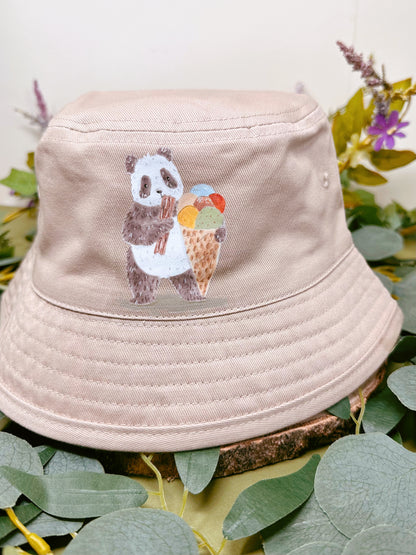 Panda Ice Cream Bucket Hat - Child