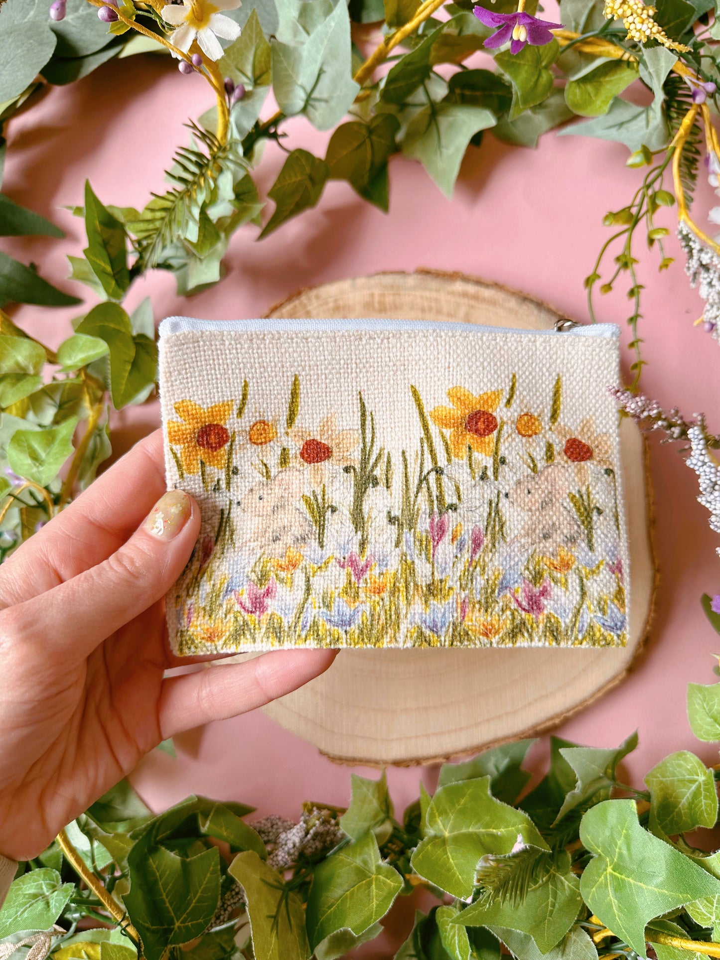 Garden Mouse Zip Case