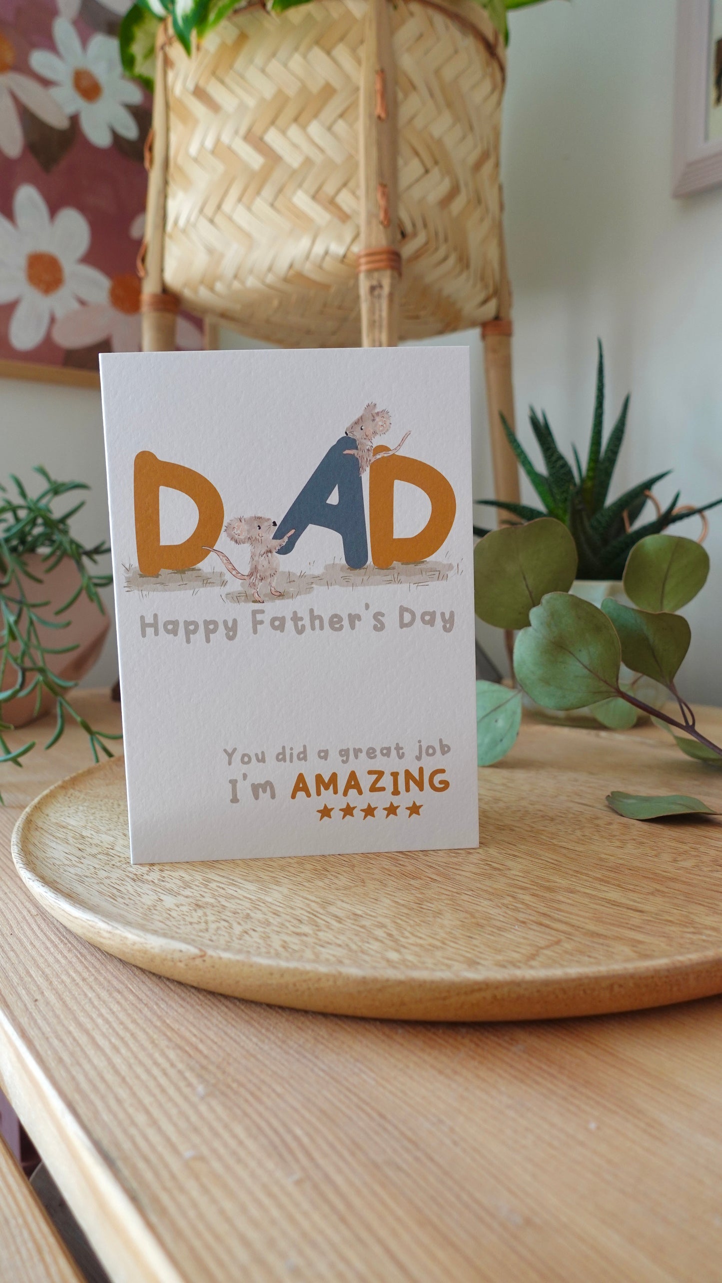 Mouse Father’s Day Card