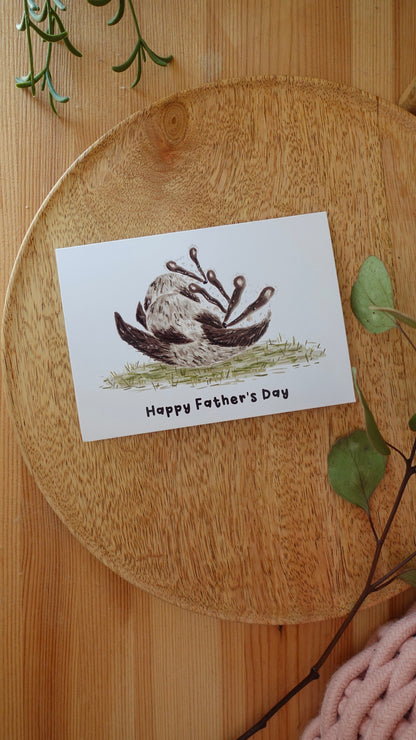 Badger Father’s Day Card