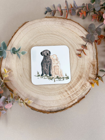 Cute Labradors Coaster