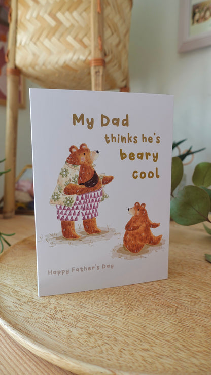 Bear Father’s Day Card