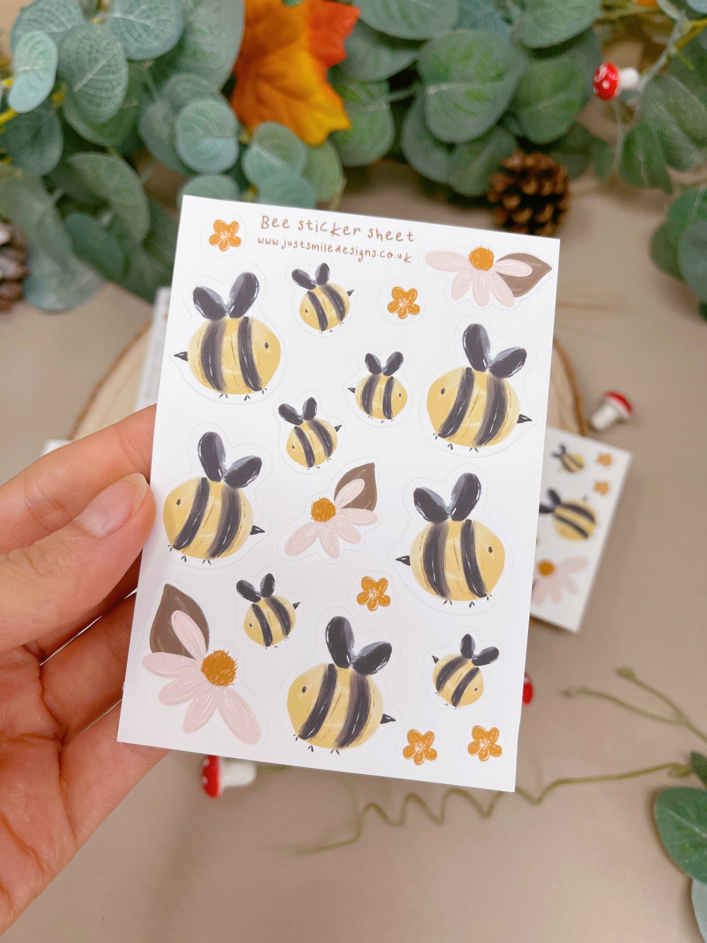 Bee Sticker Sheet