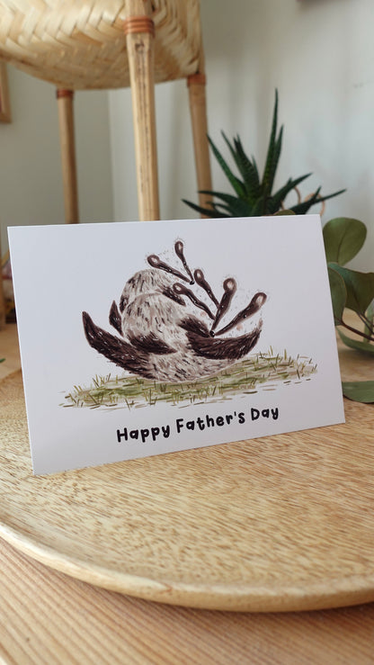 Badger Father’s Day Card